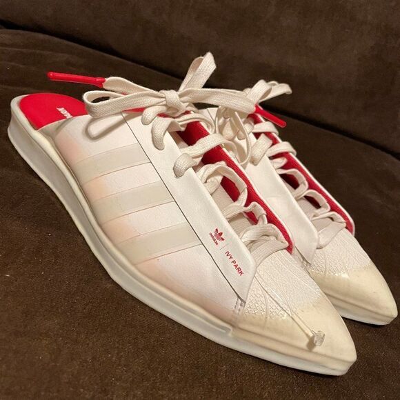 Beyonce ADIDAS SLIP-ON MULES IVY PARK RARE Sample version Clear Bottom Sole 9 - Picture 2 of 10